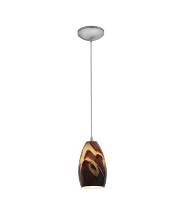 Access Lighting 28012-1C-BS/ICA Sydney Glass Pendant