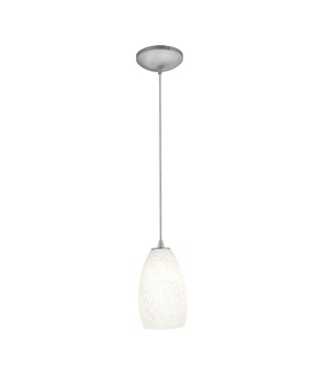 Access Lighting 28012-1C-BS/WHST Sydney Glass Pendant