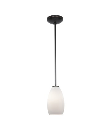 Access Lighting 28012-1R-ORB/OPL Janine Glass Pendant