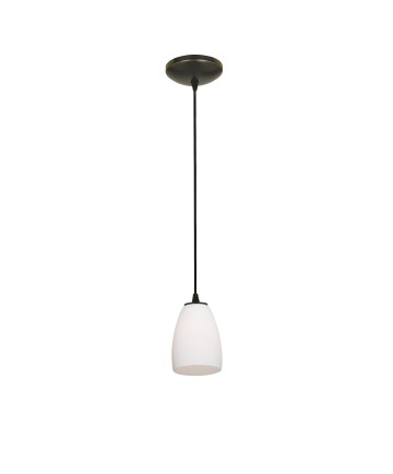 Access Lighting 28069-1C-ORB/OPL Sydney Cone Glass Pendant