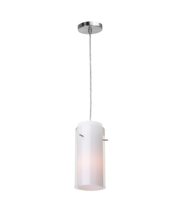 Access Lighting 28333-BS/CLOP Shava Glass in Glass 1 Light Pendant