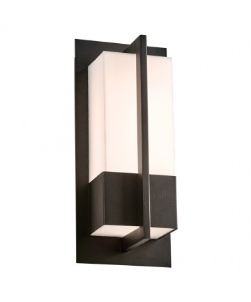 PLC Lighting 2902BK Brecon LED S. Exterior Wall Lite