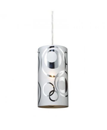 ELK Lighting 31076/1 Chromia 1 Light Pendant in Polished Chrome