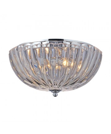 ELK Lighting 31241/2 Crystal Flushmounts 2 Light Flushmount in Polished Chrome