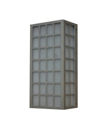 PLC Lighting 31772SL 1 Single exterior light Sam collection Silver