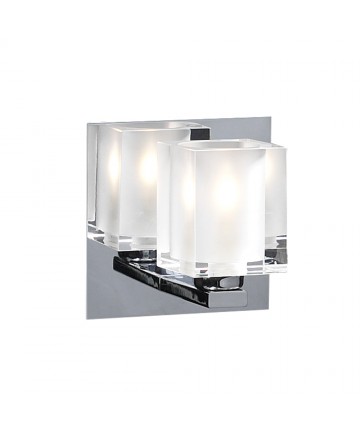 PLC Lighting 3481 PC 1 Light Sconce Glacier Collection