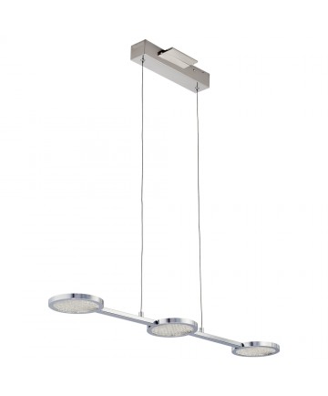 PLC Lighting 40033PC Ariella Led 3-Lite Pendant