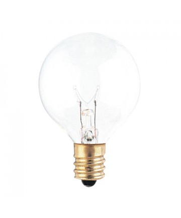 Bulbrite 301040 | 40 Watt Incandescent G12 Globe, Candelabra Base