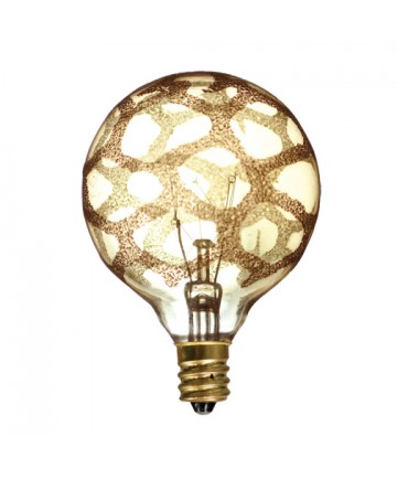 Bulbrite 144026 | Crystal Collection 40 Watt Incandescent G16 Globe