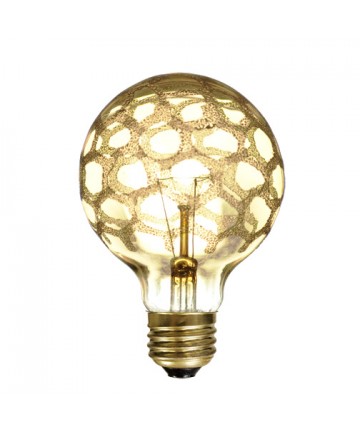 Bulbrite 144025 | Crystal Collection 40 Watt Incandescent G25 Globe