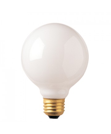 Bulbrite 340040 | 40 Watt Incandescent G30 Globe, Medium Base, White