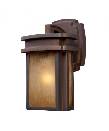 ELK Lighting 42146/1 Sedona 1 Light Outdoor Sconce in Hazelnut Bronze