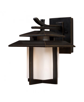 ELK Lighting 42170/1 Kanso 1 Light Outdoor Sconce in Hazelnut Bronze