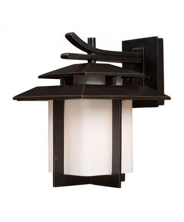 ELK Lighting 42171/1 Kanso 1 Light Outdoor Sconce in Hazelnut Bronze