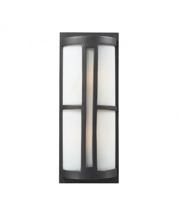 ELK Lighting 42396/2 Trevot 2 Light Outdoor Sconce in Graphite