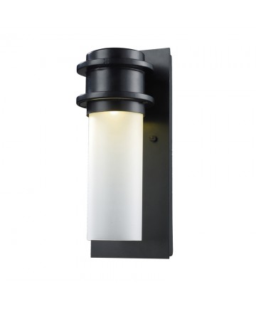 ELK Lighting 43010/1 Freeport 1 Light Outdoor LED Sconce in Matte Black