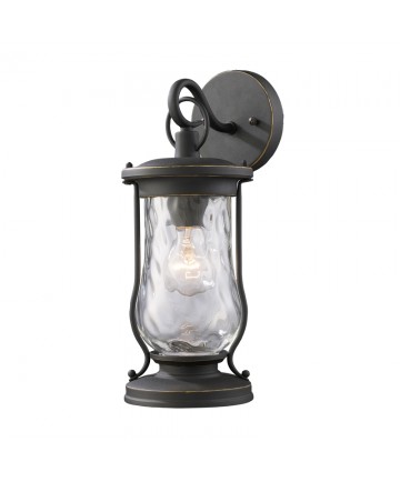 ELK Lighting 43016/1 Farmstead 1 Light Outdoor Sconce in Matte Black