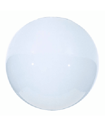 Satco 50/312 Satco 50-312 Blown Glossy Opal Neckless Ball/Globe