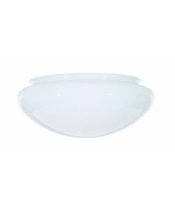 Satco 50/329 Satco 50-329 Sprayed Inside White Mushroom Glass 7-1/2" Diameter 5-7/8" Fitter