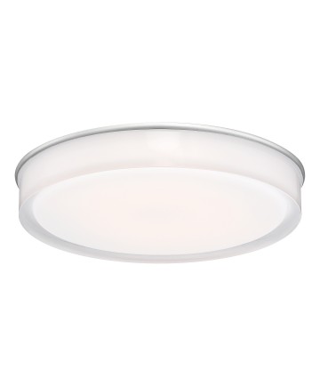 Access Lighting 50039LEDD-FST/CLR Illumi Dimmable LED Glass Flush