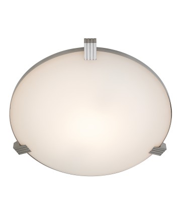 Access Lighting 50069-BS/WHT Luna Flush Mount