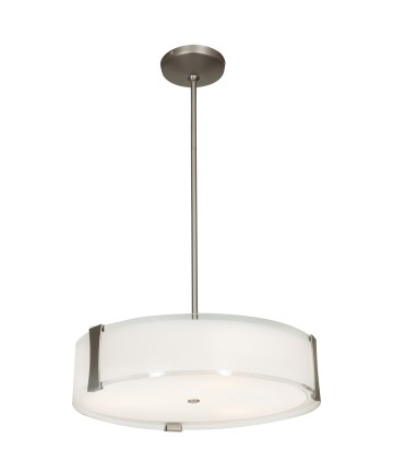 Access Lighting 50123LEDD-BS/OPL Tara Dimmable LED Semi-Flush or