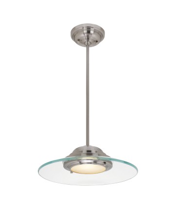 Access 50441LEDD-BS/8CL Phoebe Dimmable LED Semi-Flush or Pendant