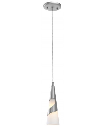 Access Lighting 50501-BS/OPL Onyx Steel Wrap Pendant