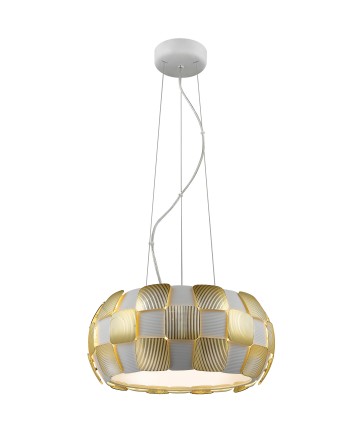 Access Lighting 50906-WH/GLD Layers (l) Pendant