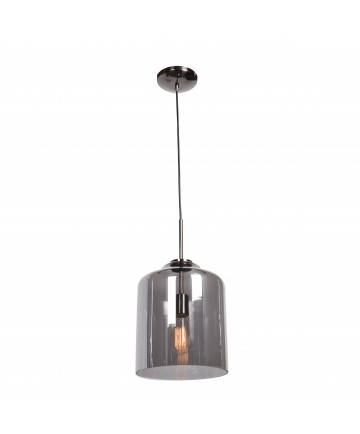 Access Lighting 50936-BCH/MIR Simplicite Smoked Glass Pendant