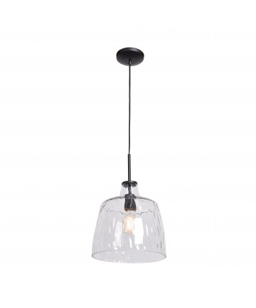 Access Lighting 50938-BL/CLR Simplicite Wavy Glass Pendant