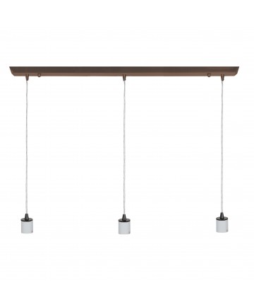 Access Lighting 52023LEDDFCLP-ORB Trinity 3-Light Bar Pendant Assembly