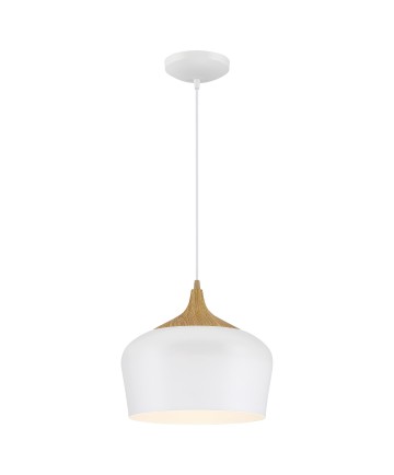 Access Lighting 52057LEDDLP-WH/WGN Blend 1 Light Cord Pendant