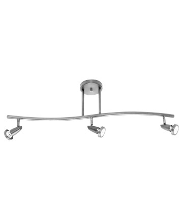 Access Lighting 52223LEDDLP-BS Mirage 3-Light Dimmable LED Semi-Flush