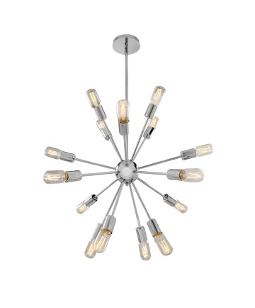 Access Lighting 55542-CH Flux Vintage Lamped Pendant