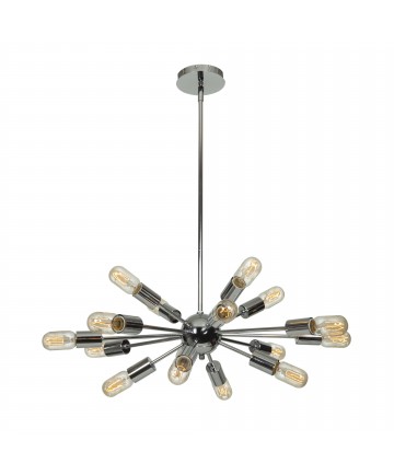 Access Lighting 55543-CH Flux Vintage Lamped Pendant