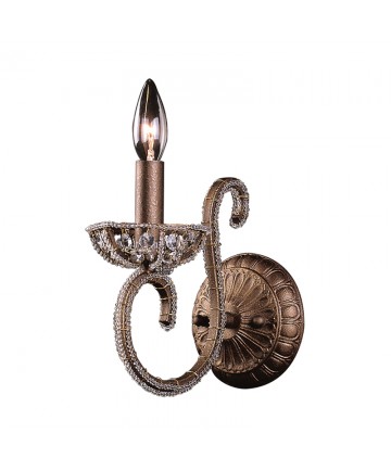 ELK Lighting 5960/1 Elizabethan 1 Light Wall Bracket in Dark Bronze