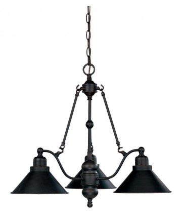 Nuvo Lighting 60/1701 Bridgeview 3 Light 26 inch Chandelier