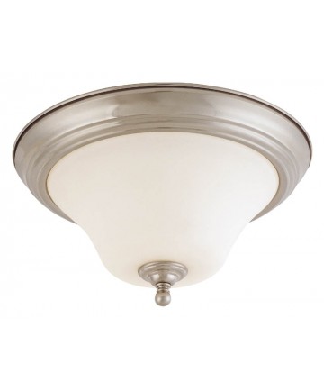 Nuvo Lighting 60/1825 Dupont 2 light 13 inch Flush Mount with Satin White Glass