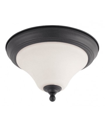Nuvo Lighting 60/1845 Dupont 2 light 13 inch Flush Mount with Satin White Glass