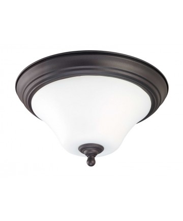 Nuvo Lighting 60/1846 Dupont 2 light 15 inch Flush Mount with Satin White Glass