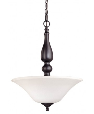 Nuvo Lighting 60/1848 Dupont 3 Light Pendant with Satin White Glass