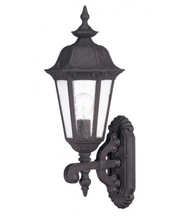 Nuvo Lighting 60/2033 Cortland 1 Light Mid-Size Wall Lamp Arm Up with Seeded Glass