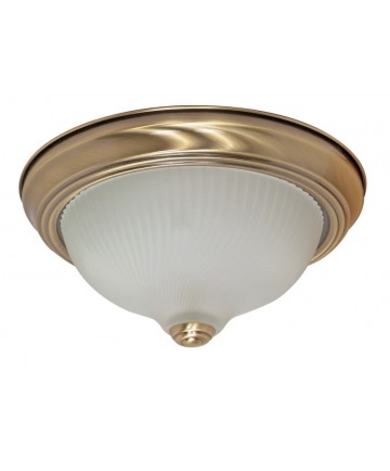 Nuvo Lighting 60/237 2 Light 11 inch Flush Mount Frosted Swirl Glass