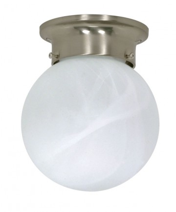 Nuvo Lighting 60/257 1 Light 6 inch Ceiling Mount Alabaster Ball