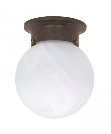 Nuvo Lighting 60/259 1 Light 6 inch Ceiling Mount Alabaster Ball