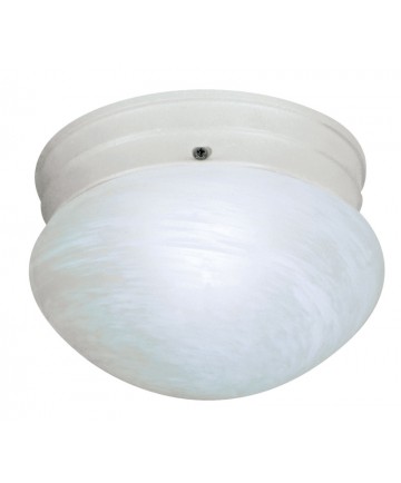Nuvo Lighting 60/2636 1 Light ES Small Mushroom with Alabaster Glass (1) 13w GU24 Lamp Included