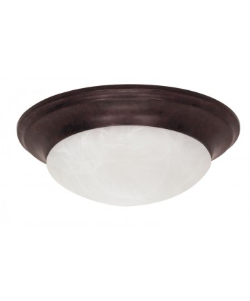 Nuvo Lighting 60/280 1 Light 12 inch Flush Mount Twist & Lock with Alabaster Glass