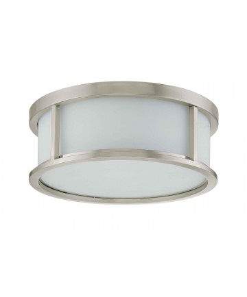Nuvo Lighting 60/2864 Odeon 3 Light 17 inch Flush Dome w/Satin White Glass