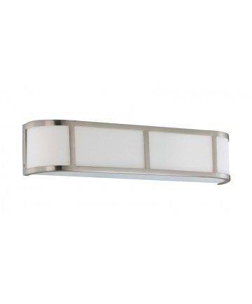 Nuvo Lighting 60/2873 Nuvo Odeon 3-Light Satin White Glass